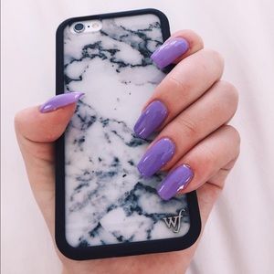 iPhone 6/6s Plus Marble Wildflower Case