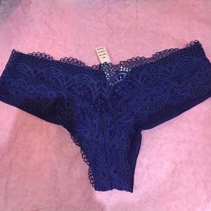 (M) Body by Victoria Crochet Lace Cheekini Panty
