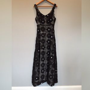 Anthropologie Textured Gown