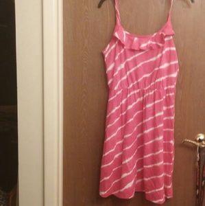 Pink Spaghetti Strap Sundress