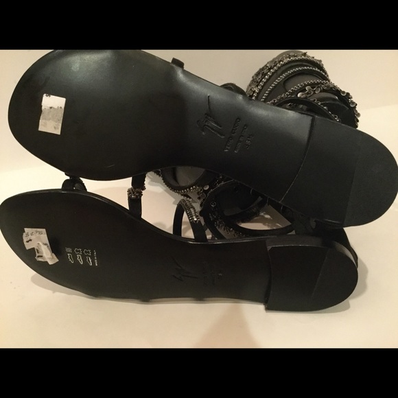 NEW GIUSEPPE ZANOTTI EMBELLISHED GLADIATOR SANDAL - Picture 4 of 4