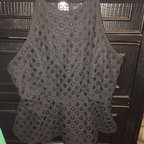 Tobi peplum tank