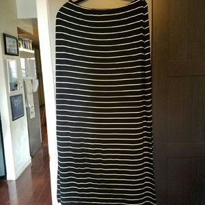 Striped Maxi Skirt