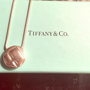 Tiffany & Co. Rare Round "H" Necklace