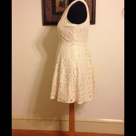 Lace V-neck Dress - Picture 3 of 4