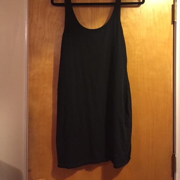Black tank dress