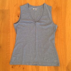 HornyToad blue tank top