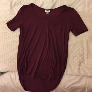 maroon t shirt old navy