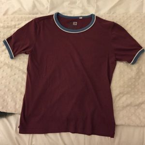 PacSun maroon t shirt