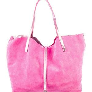 Tiffany Pink Suede Reversible Tote