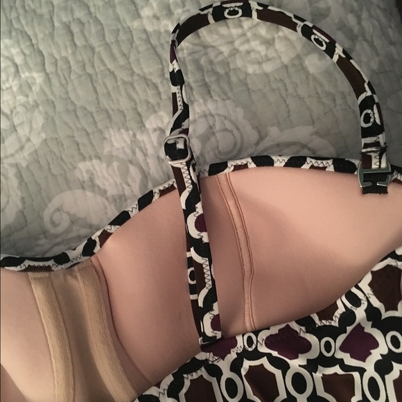 Size 18 Land's End Tankini Underwire Tankini Top - Picture 4 of 4