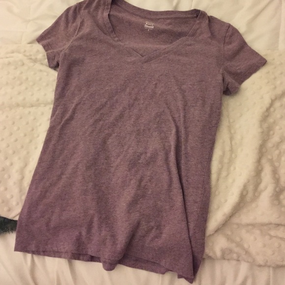 purple t shirt