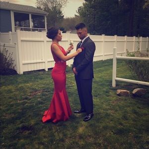 Used Once Red Jovani Prom Dress❤️❤️