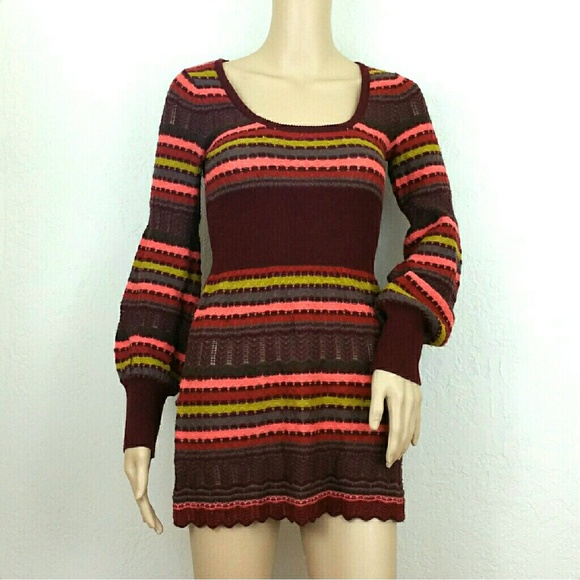 Free People Sweaters - FP Striped Sweater Dress / Tunic