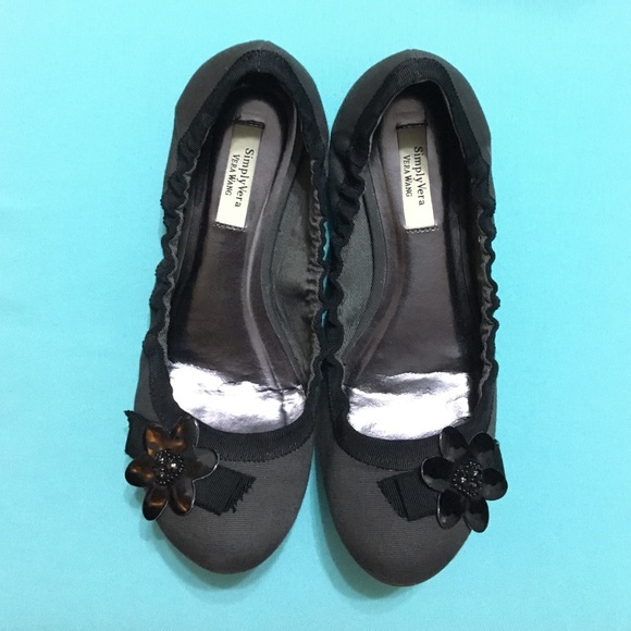 Dark grey flats