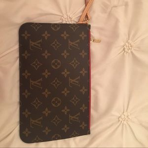 Louis Vuitton Monogram with Red Interior Pouch