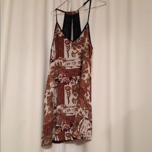 Patterned shift dress