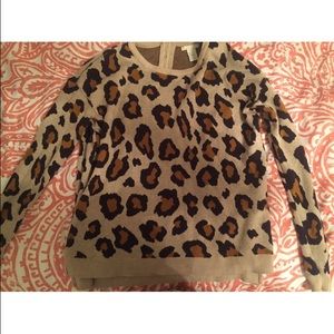Leopard print sweater