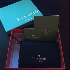 NWT Black Kate Spade Darla Wallet