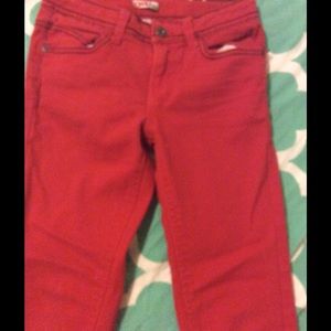 cute girls red jeans