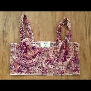 Urban Outfitters Floral Bralette