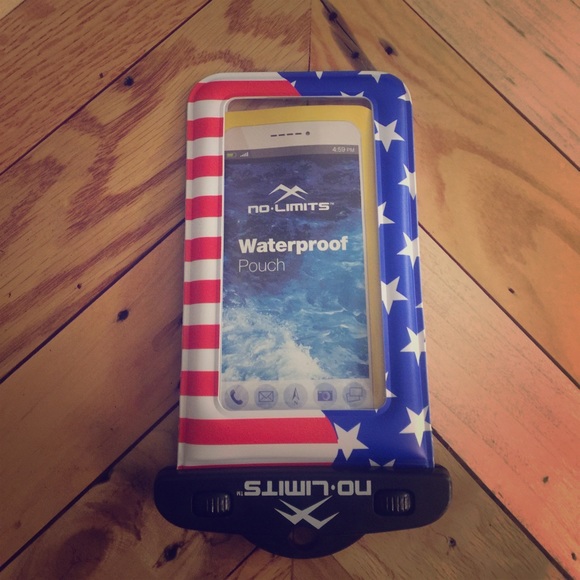 iPhone 6 Plus waterproof pouch.
