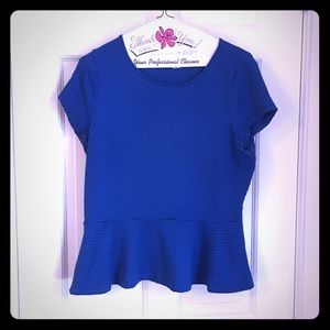 💗💗💗Ann Taylor Loft Cobalt Shirt