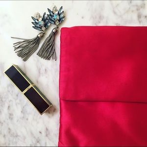 💃🏻🍾Vintage Red Silk Evening Clutch💃🏻🍾