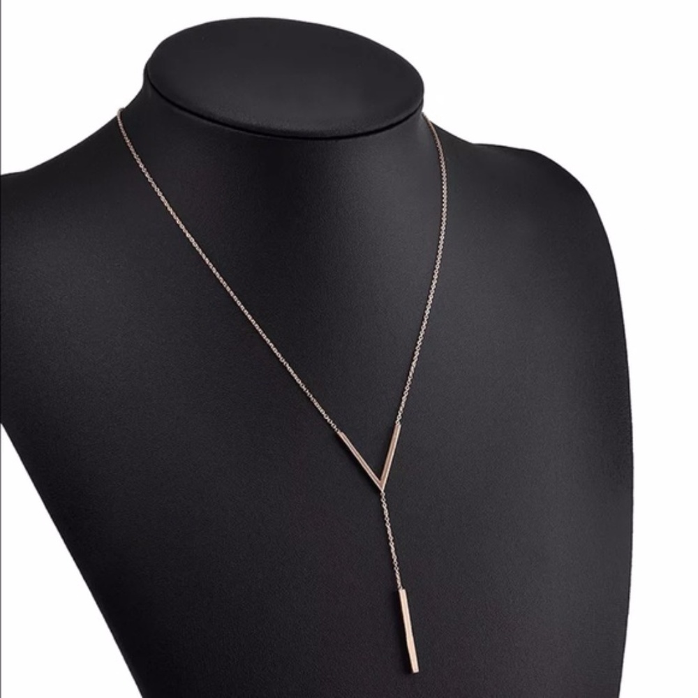 ❤️❤️Rose gold bar necklace - Picture 4 of 4