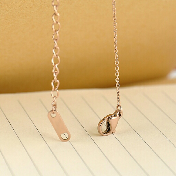❤️❤️Rose gold bar necklace - Picture 3 of 4