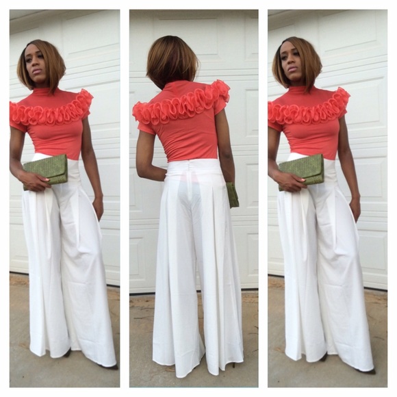 White Affair Palazzo Pants