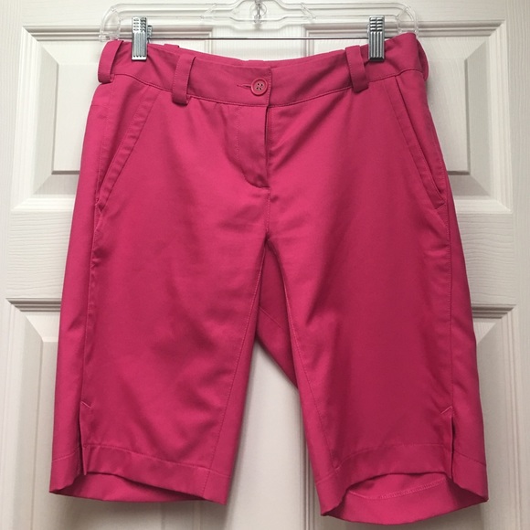 Nike pink golf shorts