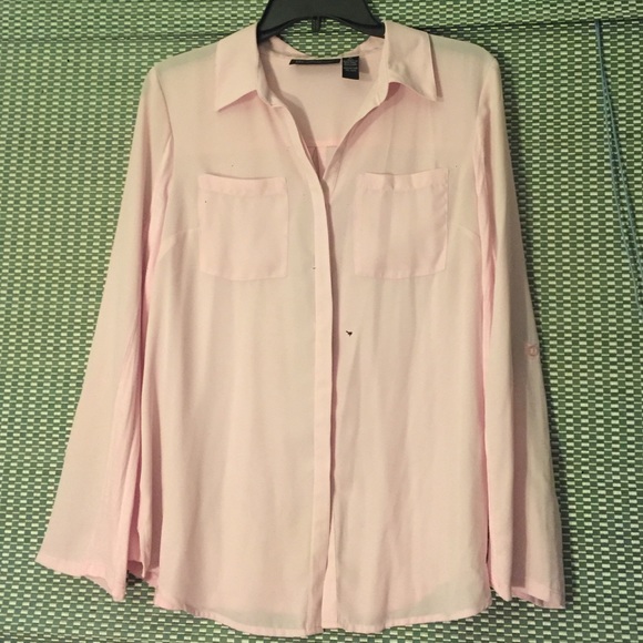 INC Pink Button Down