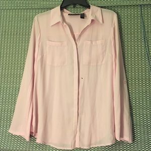 INC Pink Button Down