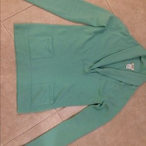 100% cashmere sweater mint color
