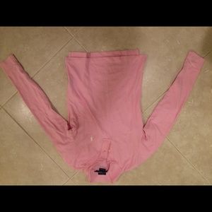 Long sleeve polo shirt