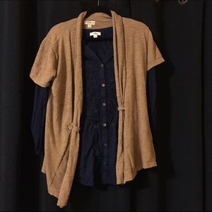 Shirt and sweater- together or separate