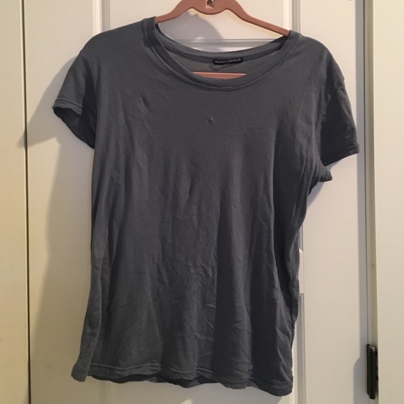 Faded blue tee