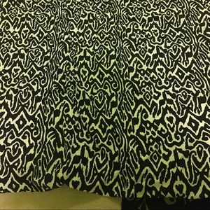 Ikat pattern twin xl duvet and duvet cover