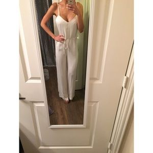 NWT Brand new w tags! H&M ivory white jumpsuit