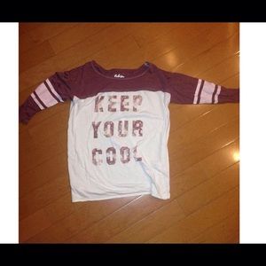 Keep your cool baseball tee