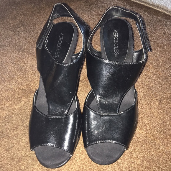 Aerosoles black heels