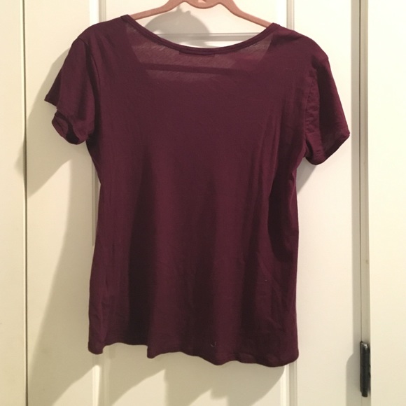 Destroyed maroon tee - Picture 3 of 3