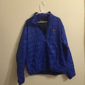 Patagonia Men's Blue Micropuff Half Zip