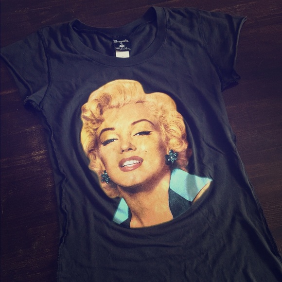 Dragonfly Marilyn Monroe Vintage Tee