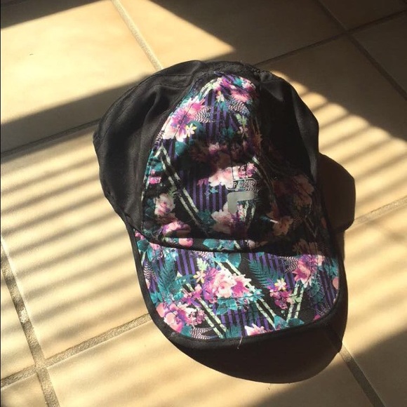 Floral baseball cap