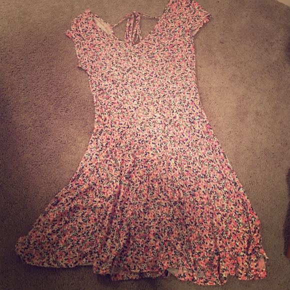 French Connection floral tie back summer dress