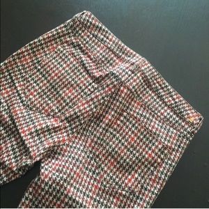 Zara Pants - Zara Red & Black Houndstooth Stretchy Skinny Pants Zara Pants - Zara Red & Black Houndstooth Stretchy Skinny Pants