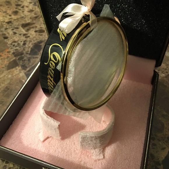 Juicy Couture Bangles 3-Piece Set, Gold + Black - Picture 2 of 3