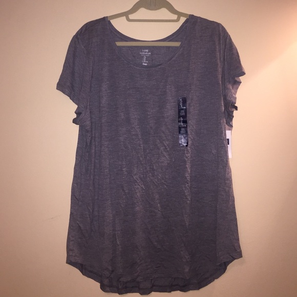 NEW PRICE Gray Gap Luxe Tee